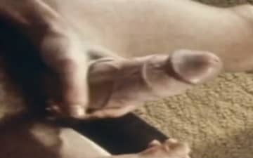 Young John Holmes Jerking His Huge Cock Solo